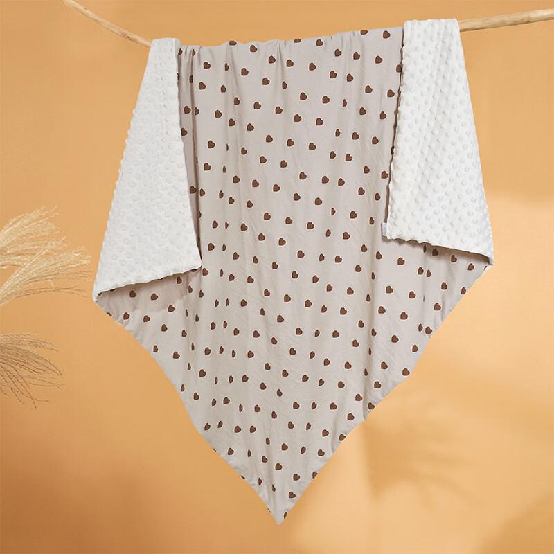 LISM Baby Heart Gauze Swaddle Blanket