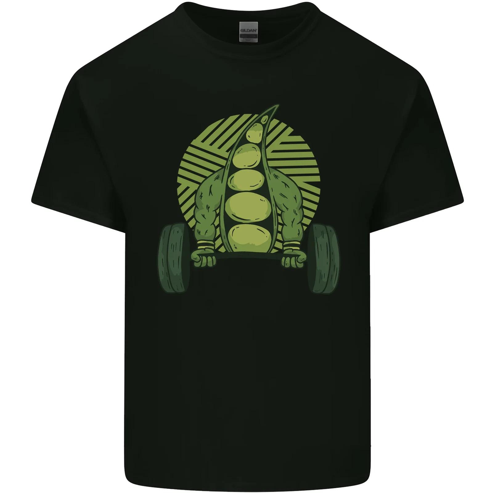Gym Bean Bodybuilding Gym Training Kids T-Shirt Childrens 3XL