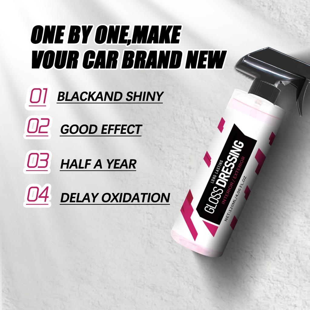 Gloss Dressing Car Nano Coating Agent -Scratch Hydrophobic Polish Spray  120ml