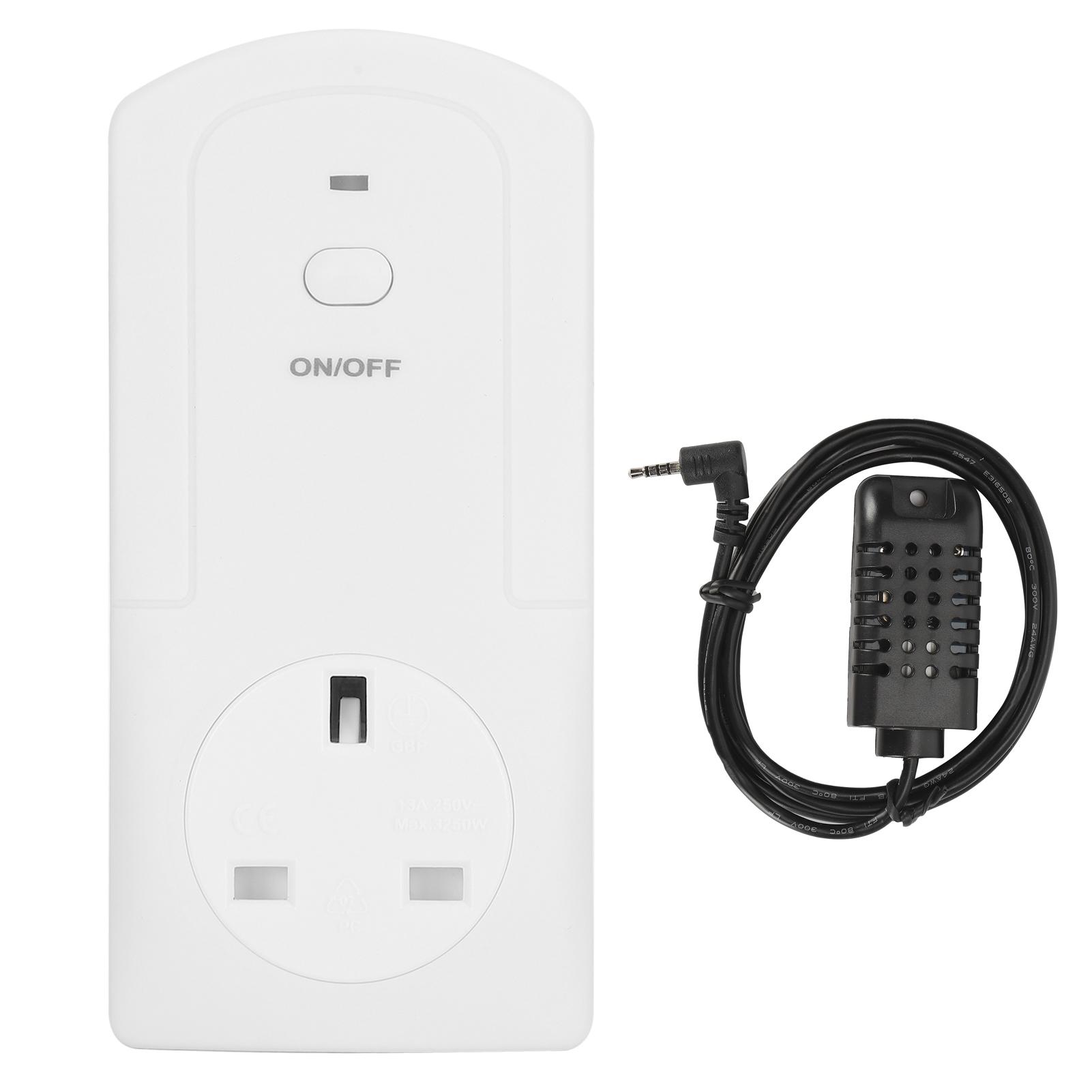 

TS‑5000 Intelligent Plug Socket Timing Temperature Humidity Control Switch Socket for Home Use US Plug