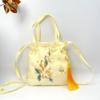 Organza Hanfu Embroidery Handbag Sweet Small Purse Bag Chinese Style Drawstring Bucket Bag  Daily