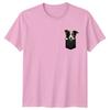 Border Collie Dog Pocket Animals Unisexs TShirt Unisexs Tee Graphic Shirt