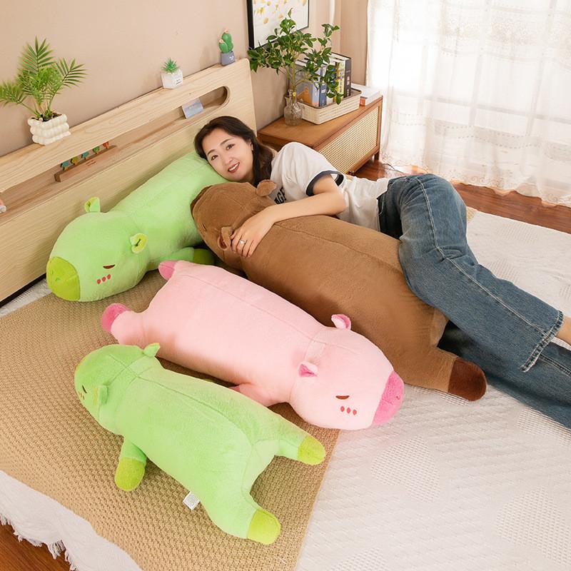 Plush Toys Capybara Cartoon Animals Children Birthday Gift Fill Doll Pillow