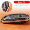 Remote Carbon Fiber Car Key Chain Ring Cover Case Holder 2 3 4 Button For Mercedes Benz C E S Class ML SL SLC GLA GLB GLC X253
