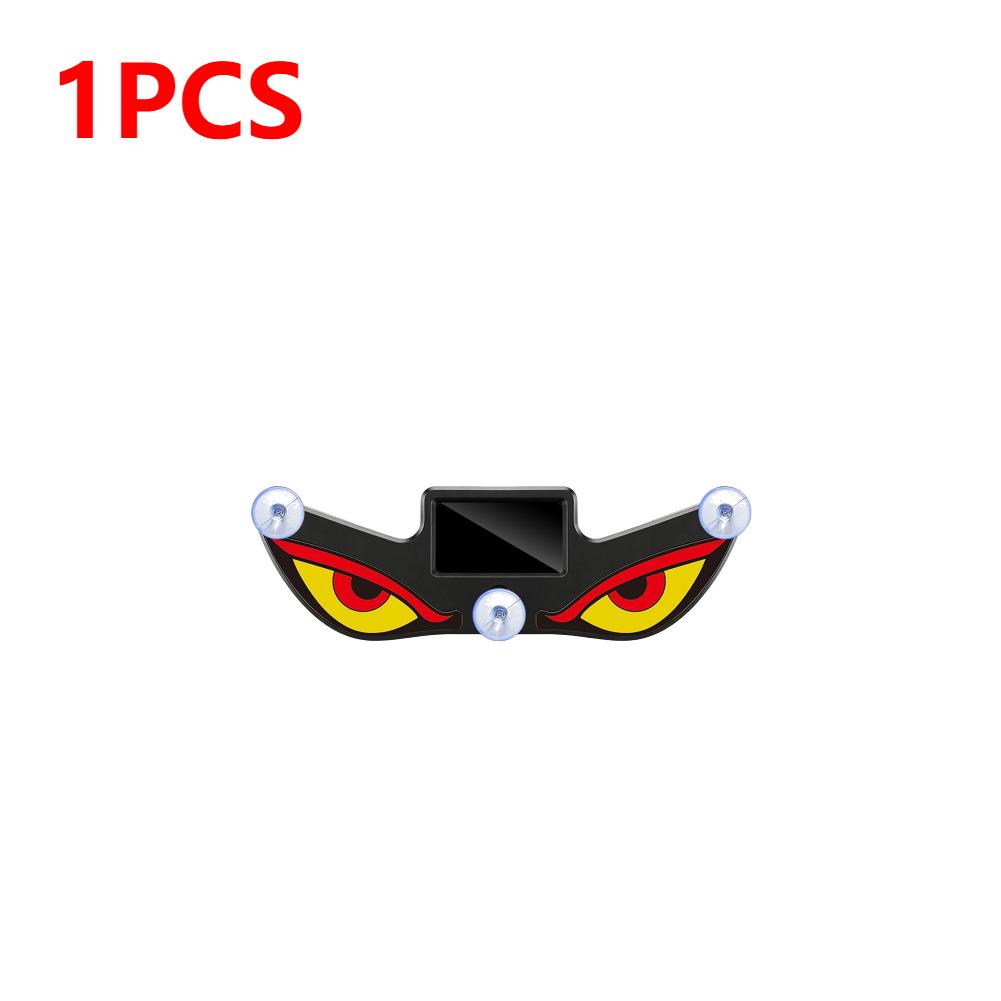 1-5pcs Car LED Devil Eyes Light Decorative Lights USB Warning Lights Dynamic Demon Eye Lights Atmosphere Light Auto Accessories