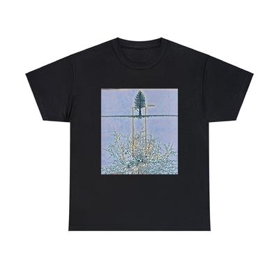 Tree Drip Line Graphic Print Short Sleeve Graphic Print Unisex Heavy Cotton Tee