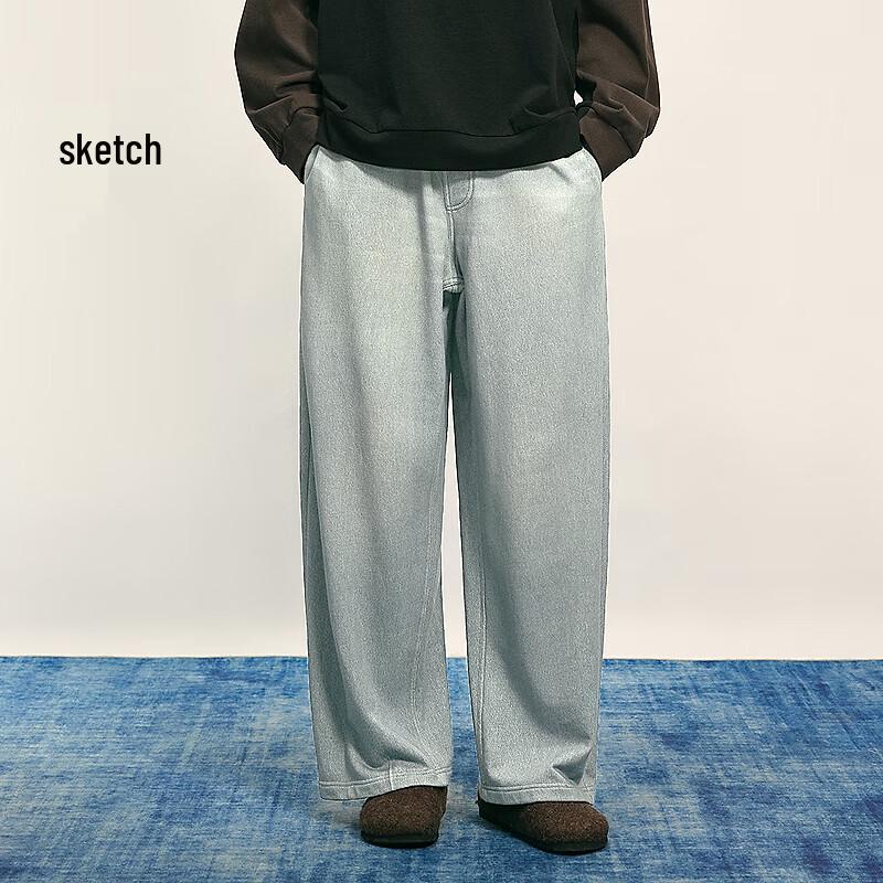 

CROQUIS Men s 2025 Autumn Loose Straight Sweatpants M