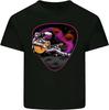 Astronaut Playing Guitar Space Rock Mens Cotton T-Shirt Tee Top Black