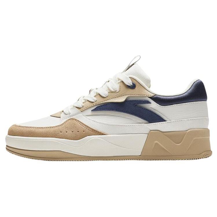 

Anta C37 Series Slip Resistant Abrasion Resistant Low top Skateboard Shoes Men s Yellow White Blue 912338003-2 44