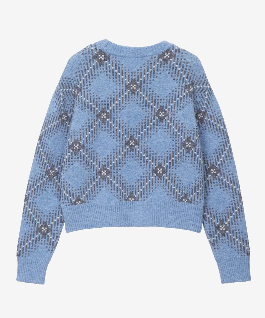 MIND BRIDGE WOMEN [W] Check Jacquard Knit