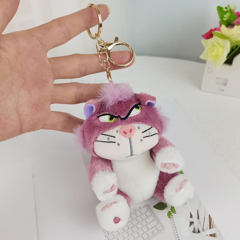 Non-Toxic 12Cm 4 Colors Lovely Lucifer Plush Keychain Doll Kawaii Bag Pendant Plush Stuffed Toy Backpack Pendant Birthday Gift For Childre