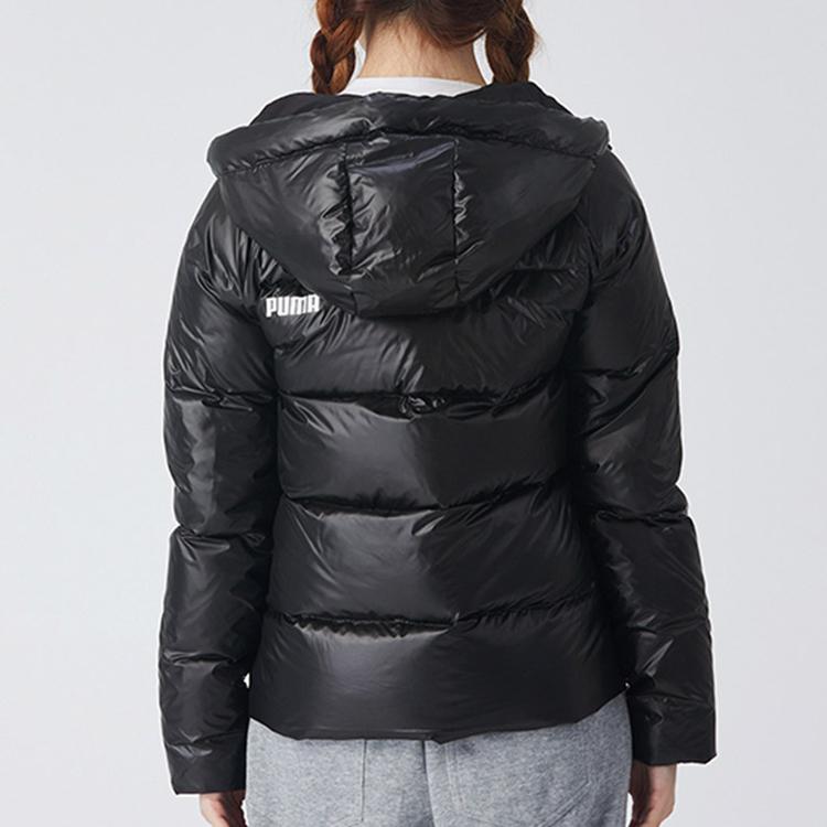 Puma Windproof Warm Sports Puffer Jacket Women Outerwear Black 585517-01