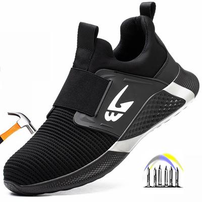 Comfortable Work Shoes Men Anti Puncture Safety Work Sneakers Security-Protection Work Safety Boots Anti Slip Security Shoes