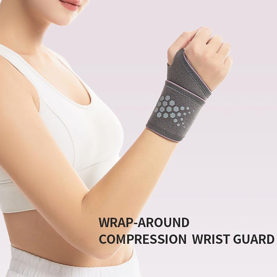 1Pcs Thin Light Wrist Guard for Tendon Sheath Soreness Sports Injury Stable Support Elastic Nylon Pressurized Winding