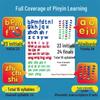 Bilingual Magnetic Letters & Numbers Set for Early Education - Red & Blue EVA Refrigerator and Whiteboard Magnets.