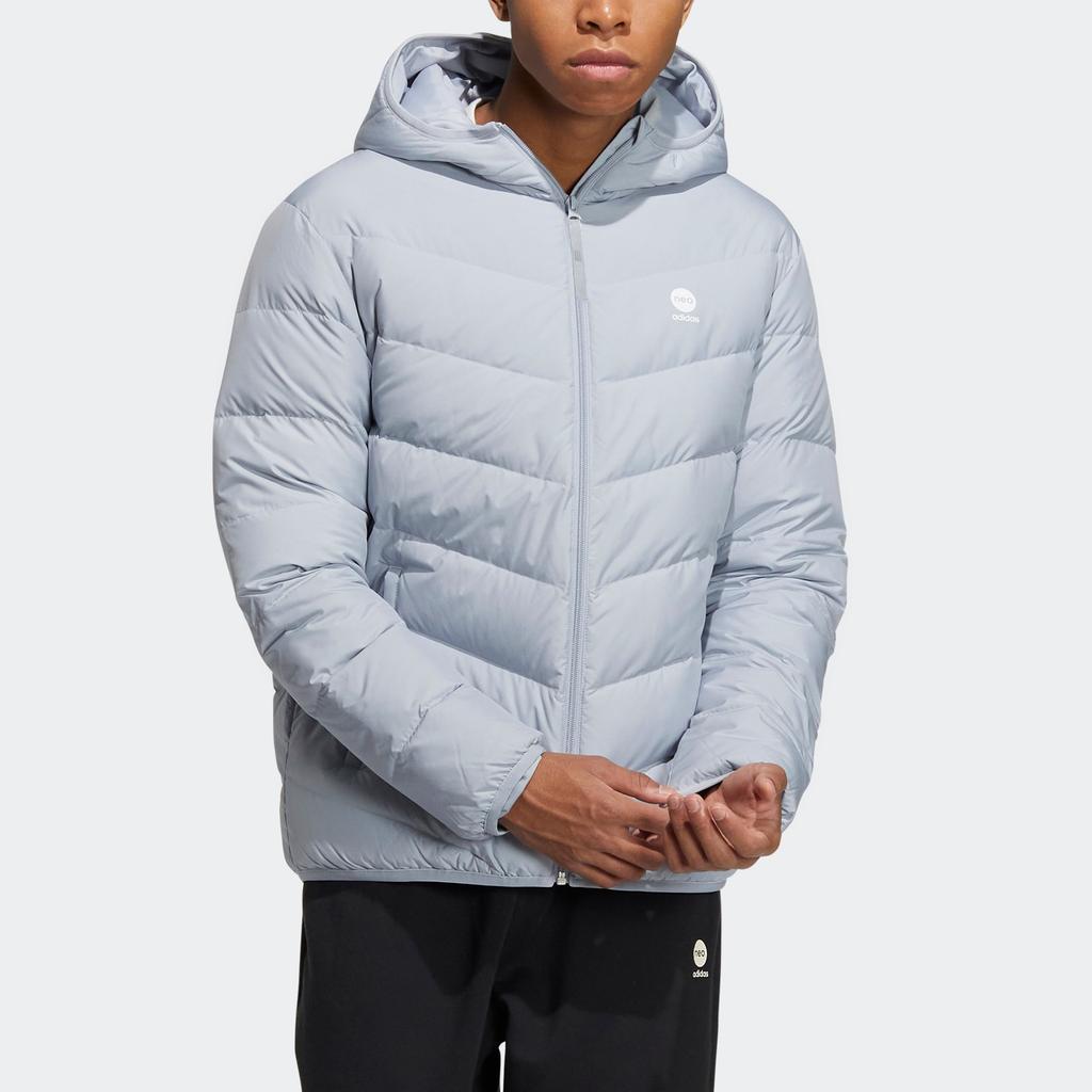 Adidas Neo Down Jacket Unisex Silver Gray HY9637