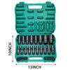 1/2 Inch Drive Socket Set,20/15pcs Socket Set(8-32mm), CR-V Steel for Automotive Maintenance, Repairs, and DIY Projects
