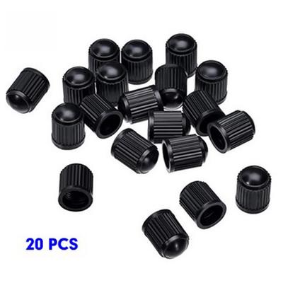 Dust Valve 20 X Black Plastic Valve Car Tyre Tube Bike Bicycle Valve Cap New