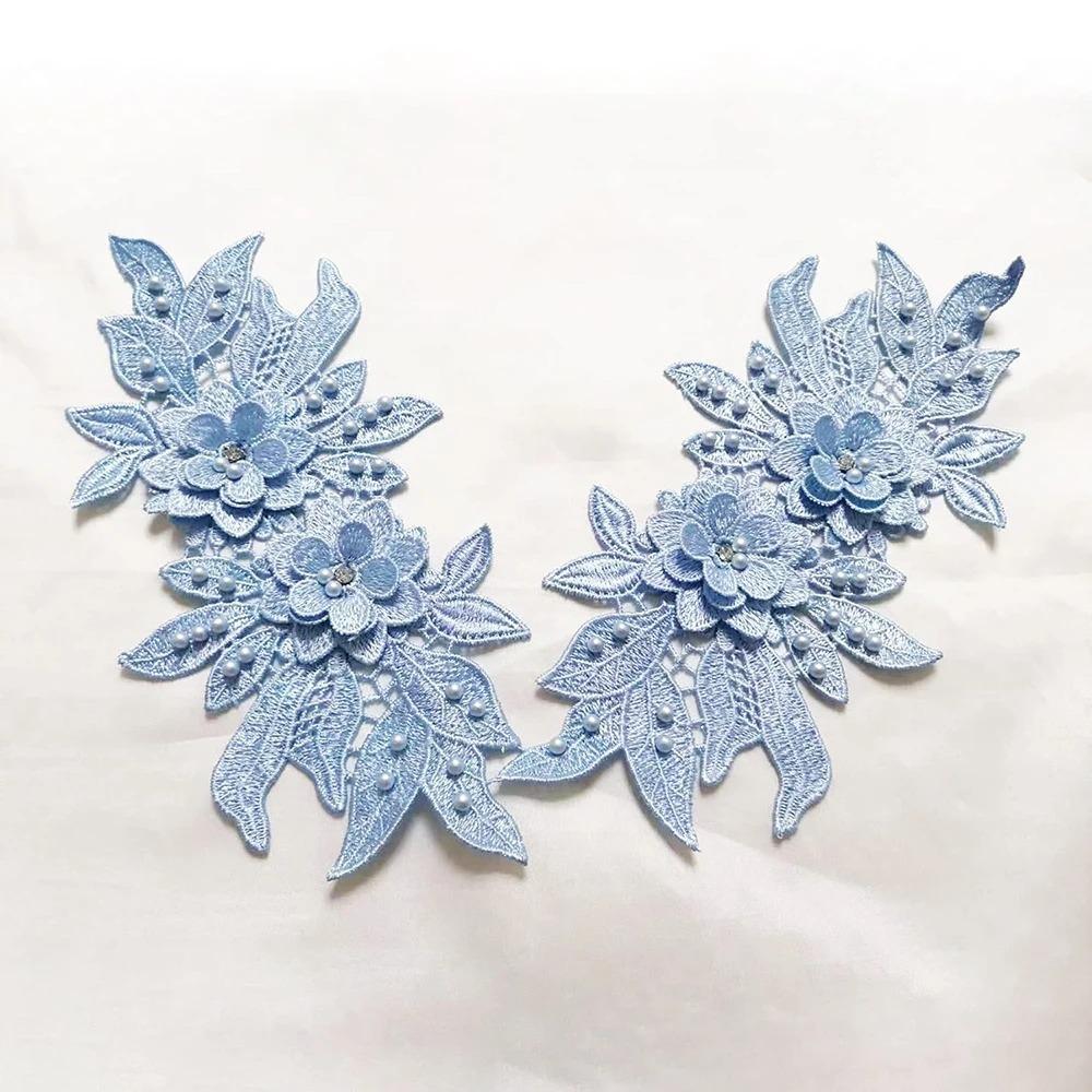 Hollow Embroidery Patch 3D Clothing Applique DIY Accessory Clothes Patches Sewing