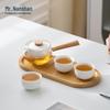 Nanshan Portable Ceramic Kung Fu Travel Tea Set