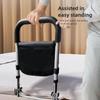 Household Care Bedside Guardrail Foldable Bedside Armrest Elderly Stand Up Assistance Handrail