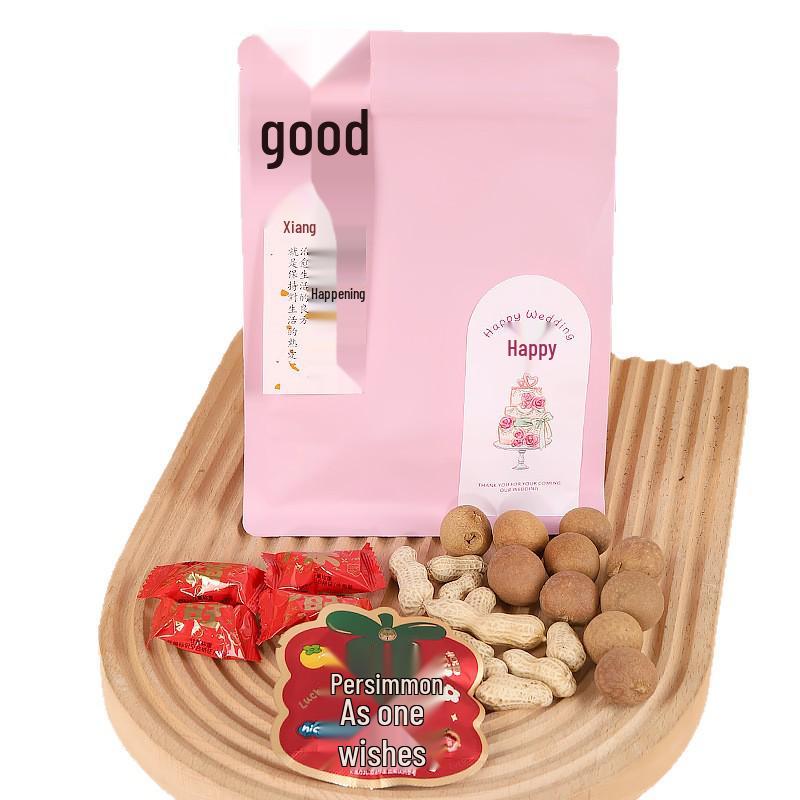 Self-Sealing Candy Bags for Weddings & Engagements with Matching Stickers & Cardstock