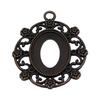 Accessories Parts Fit 18x25mm Oval Glass Cabochon Base Tray Bezel Wedding Jewelry Findings QA039