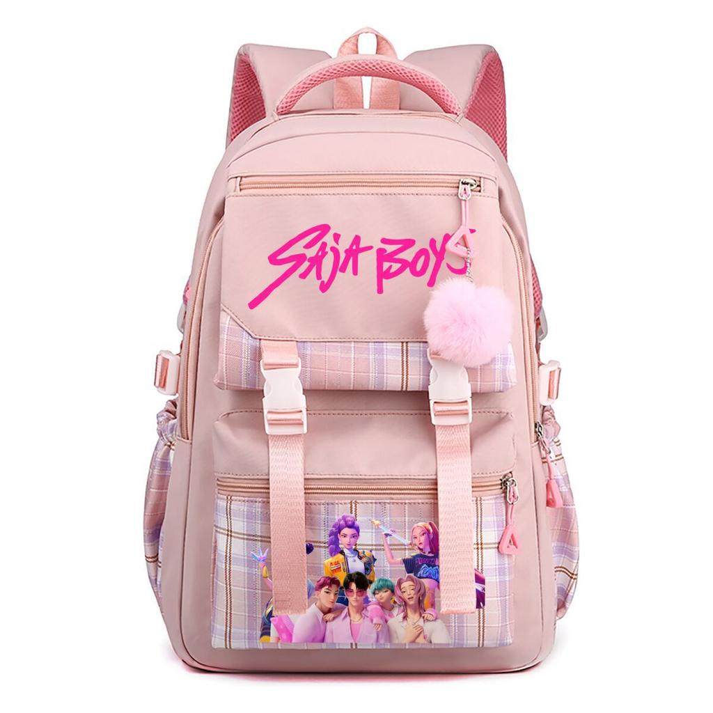 Trend Animation Printing Primary And Secondary School Students Lightweight Spine Backpack Men'S And Women'S Versatile Casual Schoolbag