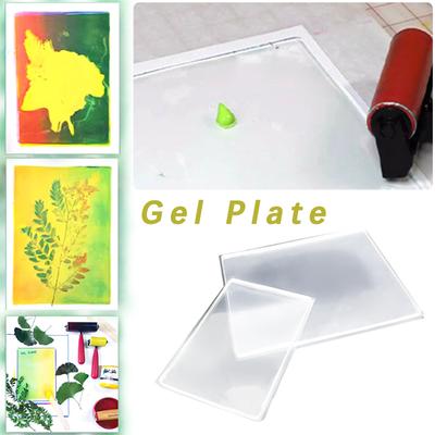Placă Gelli Pro Pentru Realizarea Picturilor Dimensiuni A4 și A5 Material Cu Șabloane cu Utilizare Dublă Artă Monotipie Meșteșug Scrapbooking Medii Imprimare cu Gel