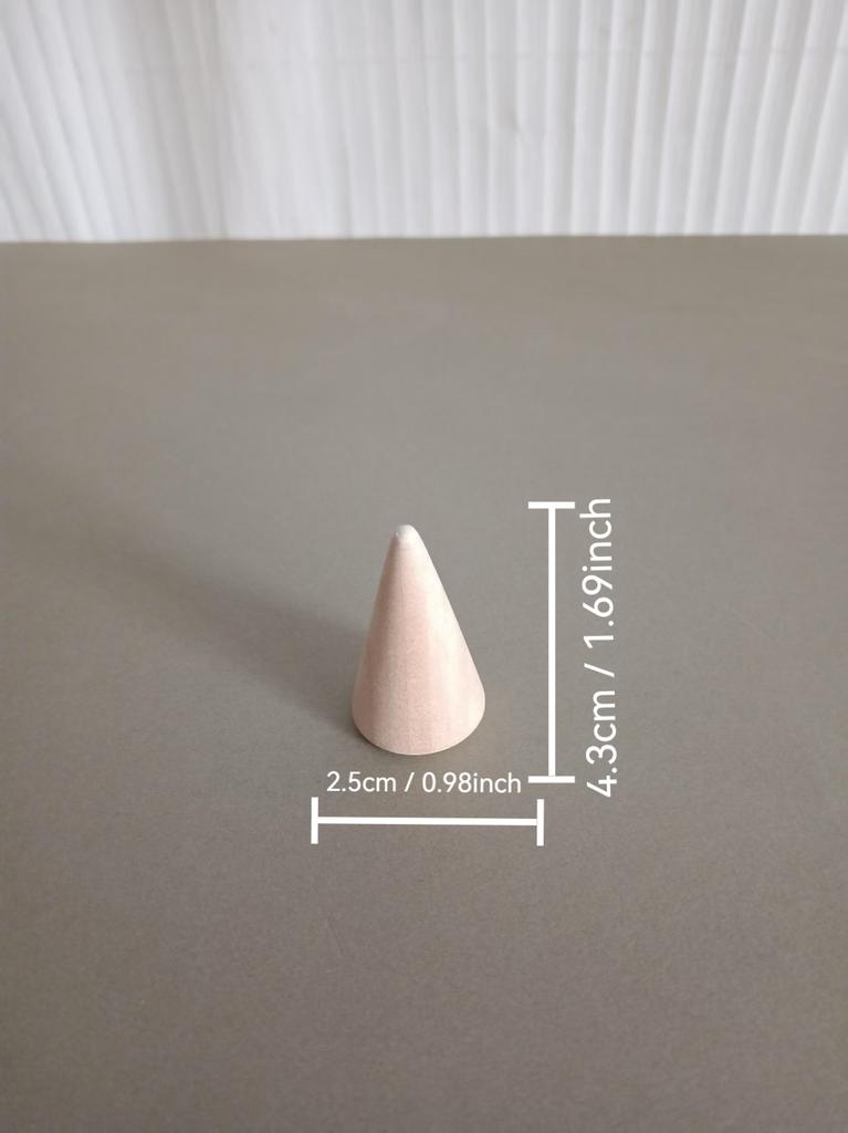 DIY Cone Solid Wood Ring Display Stand Combination Ring Holder Night Market Stall Ring Storage Rack Props