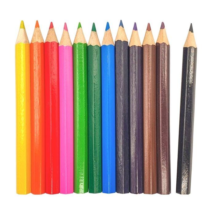 Färgpennor 8,5 cm 12 stycken