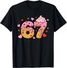 67 Ice Cream Drip Meme Six Seven 6 7 Valentine Days T-Shirt