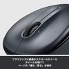 [.co.jp limited] Logitech M325sDS wireless mouse wireless 5 buttons M325s wireless mouse dark silver windows mac chrome