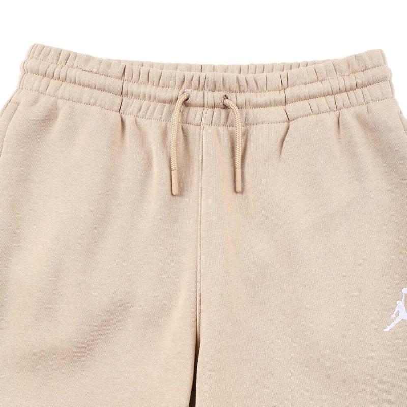 Jordan Youth  Logo Solid Color Lace Knit Sports Pants Kids Pants Light-Brown HQ7089-200