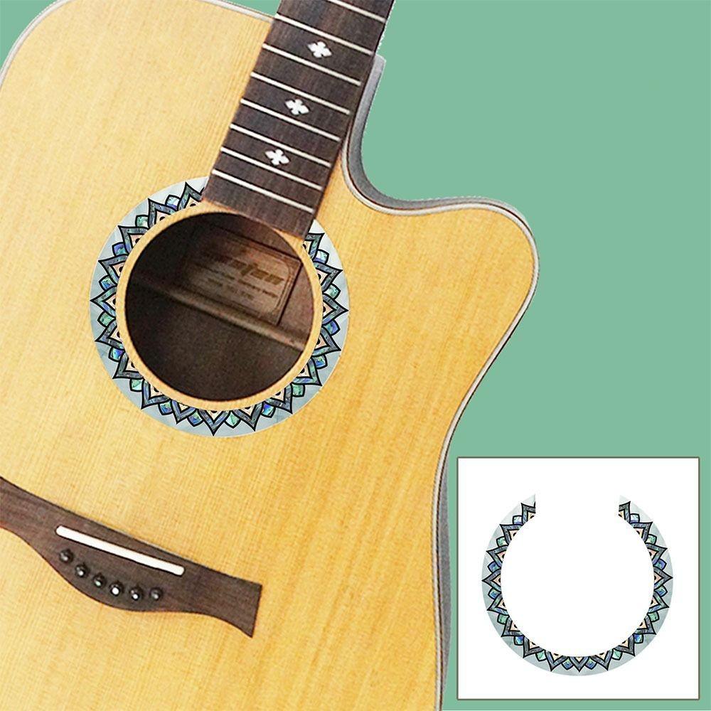 PVC Sound Hole Decal Musical Instruments Supplies Guitar Accessories Folk Guitar Sticker  Guitar