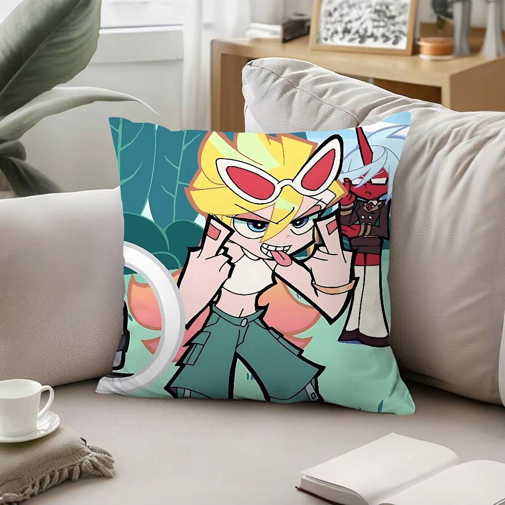 Cute Anime Girl PPanty Stocking Throw Pillow Covers Pattern Cushion Cover Suitable For Sofa Bedroom Car Pillow Cover