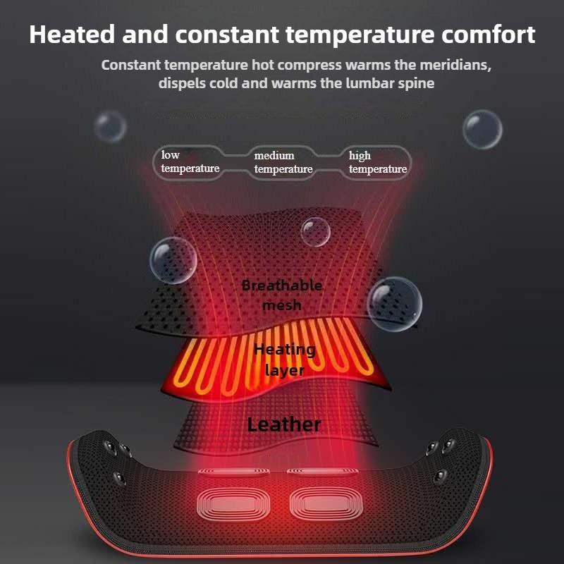 Neues intelligentes manuelles Steuerungs-Shiatsu-Heißkompressen-Rücken-Nacken-Massagegerät Lendenwirbel-Traktionsgerät Taillen-Traktionsmassagegerät für Auto-Heimgebrauch