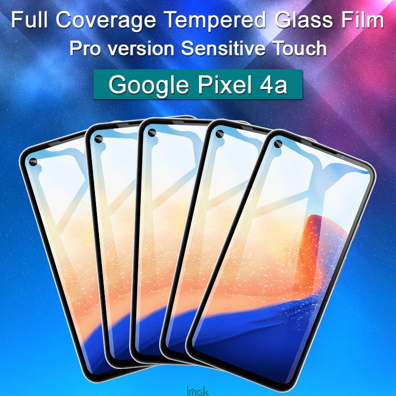 

IMAK Complete Covering Tempered Glass Screen Protector for Google Pixel 4a Type A