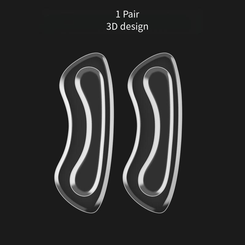 Silicone Gel Women High Heels Cushion Stickers Non-Slip Shoe Pads Adjustable Size Heel Insoles Protectors Foot Care Liner Insert
