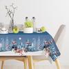 Christmas Theme, Disposable Pe Tablecloth, Christmas Thickened And Durable, Suitable For Christmas Party/Picnic/Household
