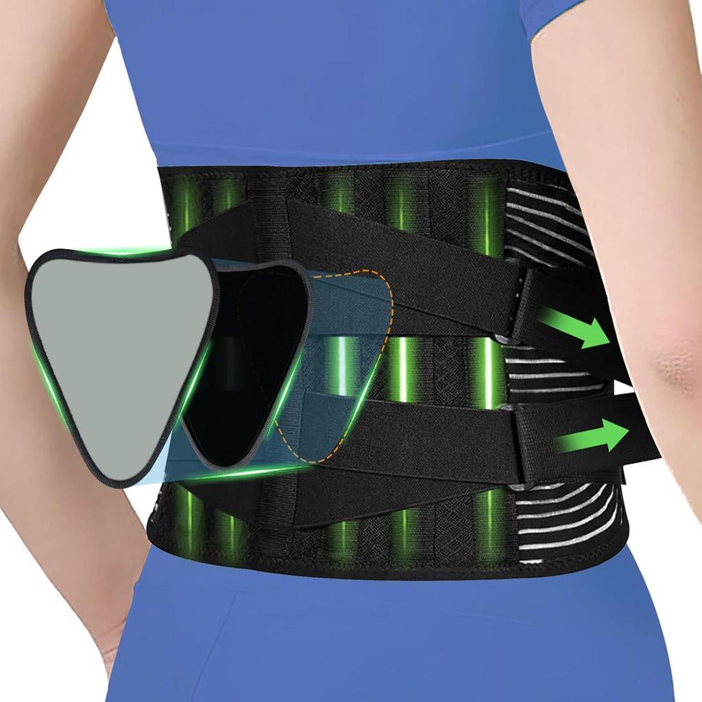 Atmungsaktiver Sommer Fitness Taillentrainer: Doppelte Kompressions-Rückenstütze bei Bandscheibenvorwölbung im Lendenbereich
