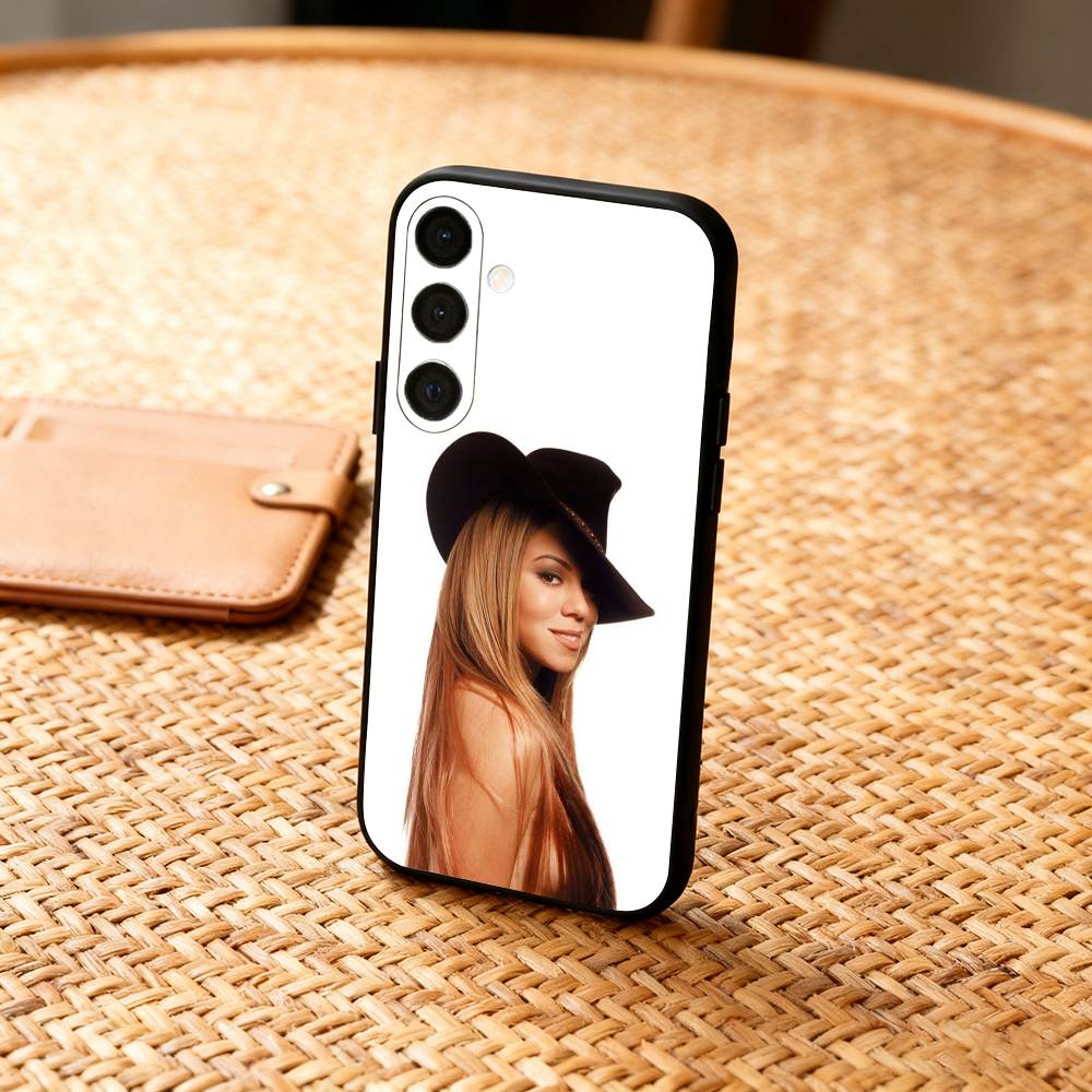 Coque de téléphone Mariah C-Carey pour Samsung A73,A21s,A22,A31,A32,A52,A53,A71,A80, Coque Noire Souple
