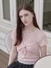 Peulomdeimomeonteu Layered Ribbon T-Shirt & Top Set_Pink
