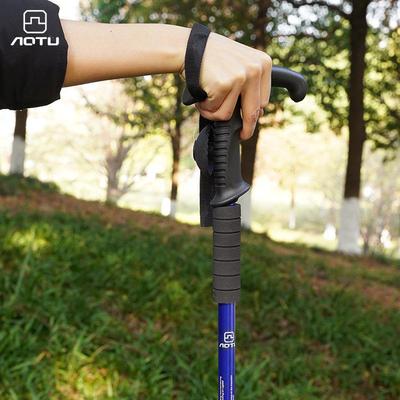 Opvouwbare Aluminium Wandelstokken - Multifunctionele Telescopische Wandelstokken voor Outdoor Kamperen & Klimmen