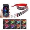 Car Light RGB LED Rock Light Kits Underglow Lights Car Lights Kit Waterproof APP Control Car Light for Car ATV SUV