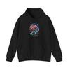 Rainbow Rose Cosmic Space Flower Hoodie Gift Hooded Sweatshirt