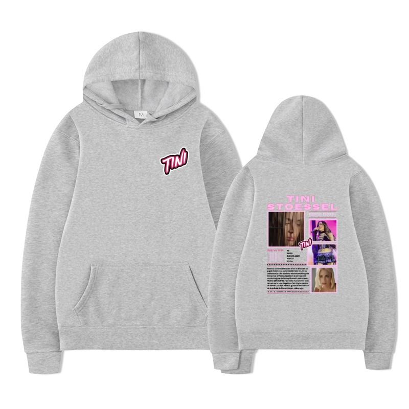 Singer TINI STOESSEL 2025 Tour Merch Sweatshirts Men Women's Fashion Hip Hop Trending Hoodie Long sleeve Casual Comfort Hoodies