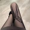 Sexy Butterfly Jacquard Fishnet Stockings - One-Leg and One Big Butterfly Design