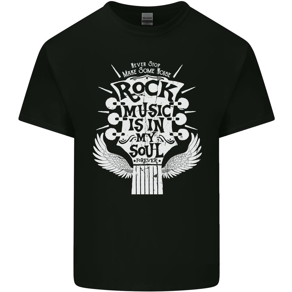 Rock Music is In My Soul Guitar Kids T-shirt Childrens XXXL