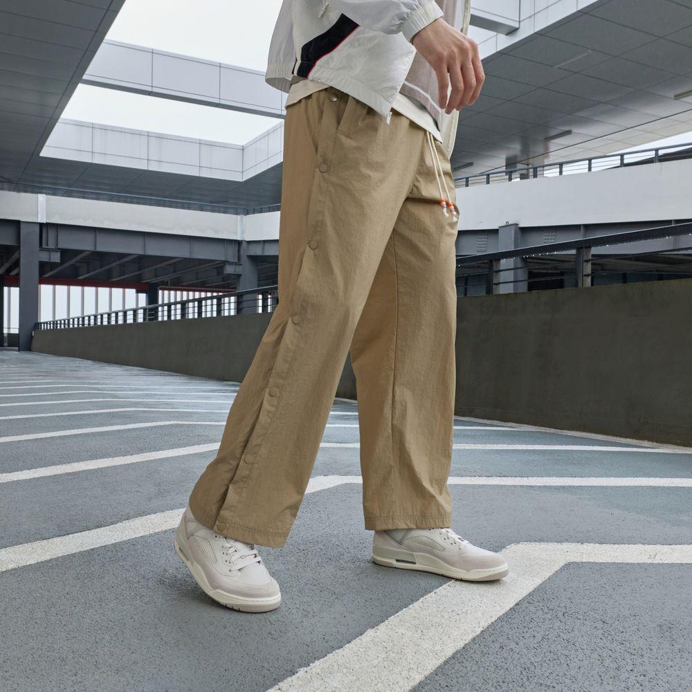 Jordan Brooklyn Casual Pants Men s Khaki/Light Ivory White L